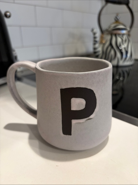 Crate&Barrel Other - Crate & Barrel “P” Intial Mug